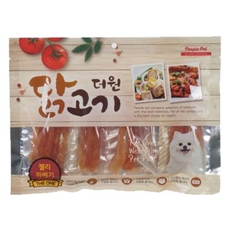  강아지 더원 젤리 꽈배기 300g 1P 반려견 육포 간식 (WD37F1E)