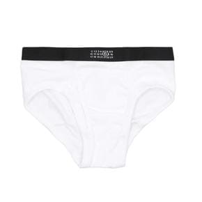 마르지엘라 언더웨어 MJL6A0020 101 MM6 넘버링 로고 브리프 남성언더