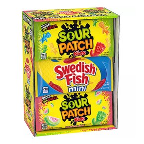 Sour Patch Kids Swedish Fish Variety 캔디 24개입