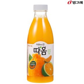 따옴 천혜향  한라봉 청귤 주스 730ml(3입) 냉장주스