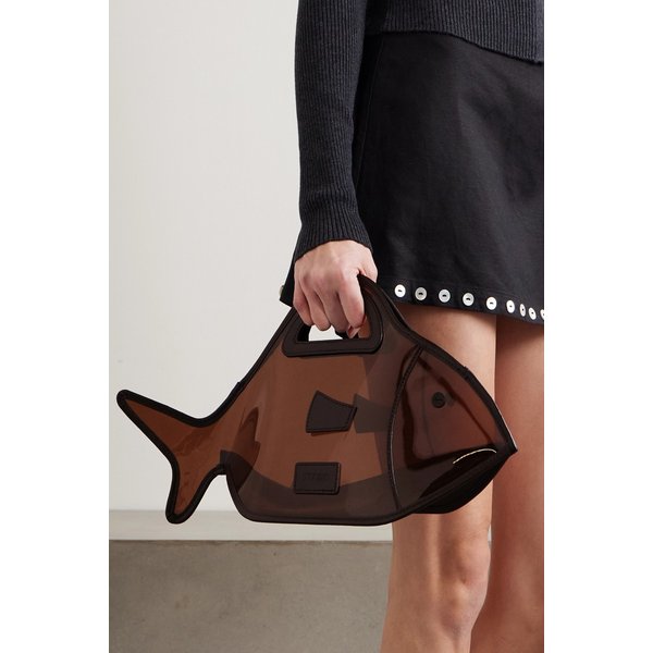 스타우드 가죽 트림 PVC 토트백 46376663163027495