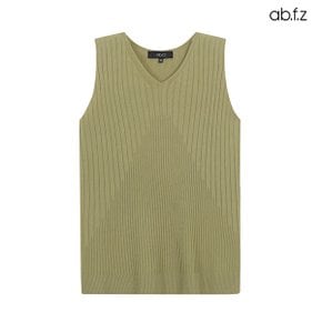 브이넥 골지 민소매 나시 니트 (AFX2HW41A)