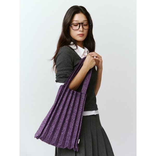 뉴숄더백 글리터딥퍼플