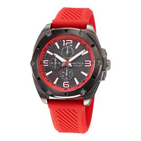 4704427 Nautica Textured Silicone Multi-Function Watch