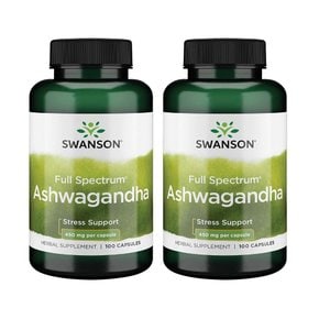 아슈와간다 아쉬와간다 450mg 100캡슐 X 2통