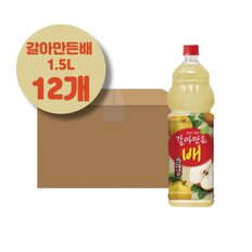 해태 갈아만든배 배음료 대용량 1.5L 12개 유치원 편의점