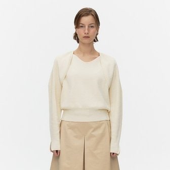 ahwe Layered Sweater_CREAM