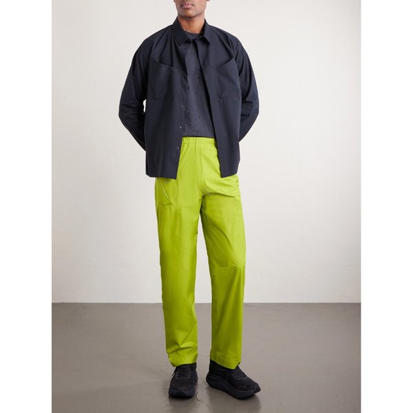 로고 아플리케 페르텍스 3L 레인 스트레이트 팬츠 46376663163018336