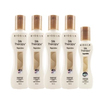 실크테라피 [최신상] 실크테라피 리페러티브 헤어 에센스 아르간 오일 126ml 4개+59ml