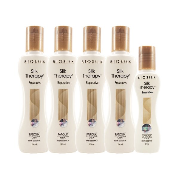 [최신상] 실크테라피 리페러티브 헤어 에센스 아르간 오일 126ml 4개+59ml