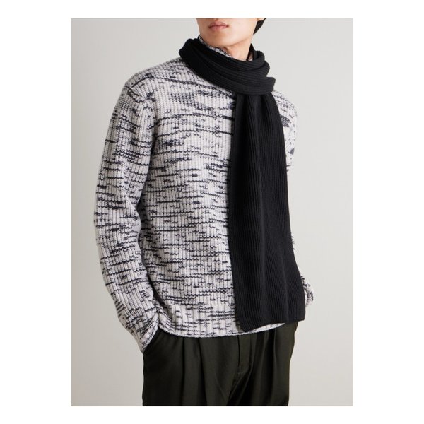 존스톤스 오브 엘긴 골지 캐시미어 스카프 46376663162948225