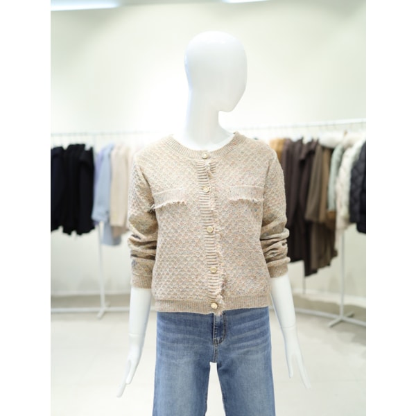 [여주점] 여성 라운드넥 허니 니트가디건 _YK5WD400