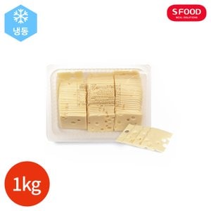  에스푸드 로젠 에멘탈 슬라이스 치즈 1kg