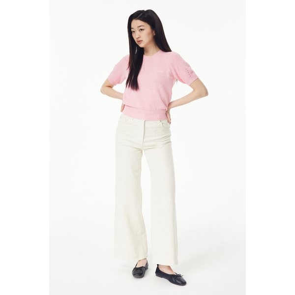 [리오더] 백 밴딩 로고 라벨 다잉 팬츠 7215255206206