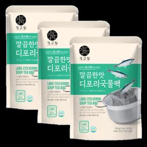 깔끔한맛 디포리 국물팩 130g 30팩 (3봉) 국물 다시팩 육수팩