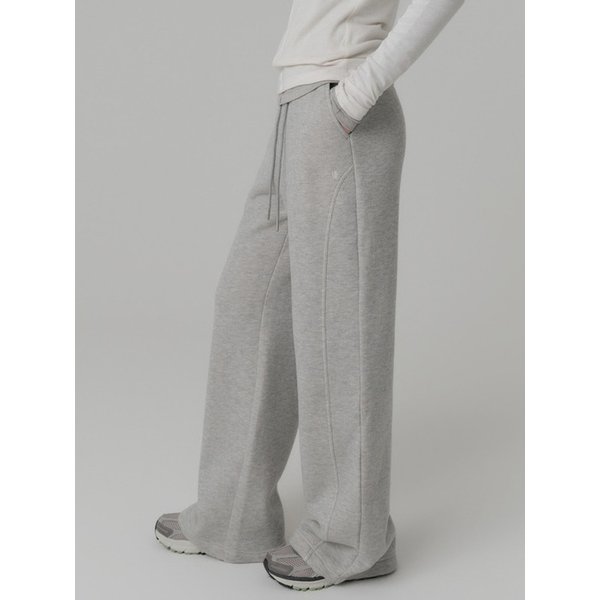 올리버 기모 스웻 팬츠_멜란지 그레이 / OLIVER GIMO SWEAT PANTS_MELANGE GREY