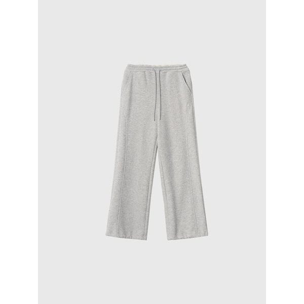 올리버 기모 스웻 팬츠_멜란지 그레이 / OLIVER GIMO SWEAT PANTS_MELANGE GREY