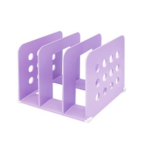 정리함 사무실책상책꽂이 서류함 3단 라벤더
