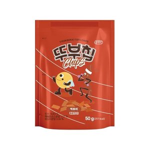  쿠키아 떡볶이 뚜부칩 50gx24봉 /매콤달달한 영양간식 과자 두부칩 두부과자 두부스낵 쿠키