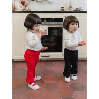 리틀콩 땡땡이티셔츠_2color