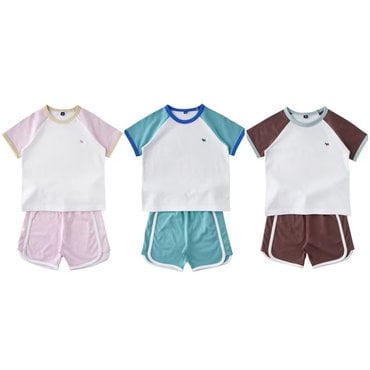 블루독 25년 S/S신상베스트아이템)25930-542-06(PK)컬러블럭상하세트(정가59000)