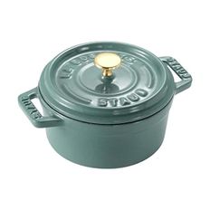 독일 스타우브 무쇠냄비 Staub La Cocotte 1025315 Casserole Dish 10 cm 0.25 L Eucalyptus Cas