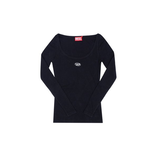 A19909 0JMBA 900 (T-BAL-OD) 오벌 D 로고 여성 긴팔티