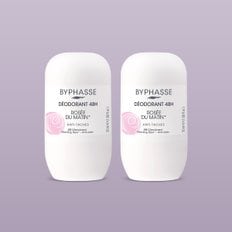 바이빠세 롤온 데오드란트 48H 로즈향 50ml x2