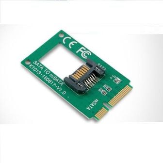 제이큐 Msata SATA 컨버터 to PCB 타입 7Pin X ( 2매입 )