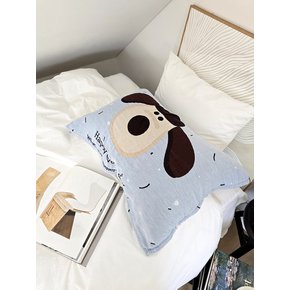 코카스파니엘 아트 거즈코튼 베개 수건