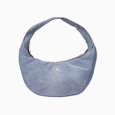 Calvin Klein Jeans ACC 여성 로고 데님 스몰 소프트 호보백(4F3207G-VGO)