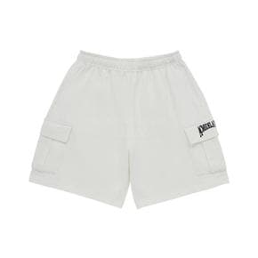 AE LOGO CARGO SHORT PANTS CREAM AE로고 카고 팬츠 크림