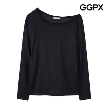 GGPX 언밸런스넥 긴팔 티셔츠 (GP7TS037F)