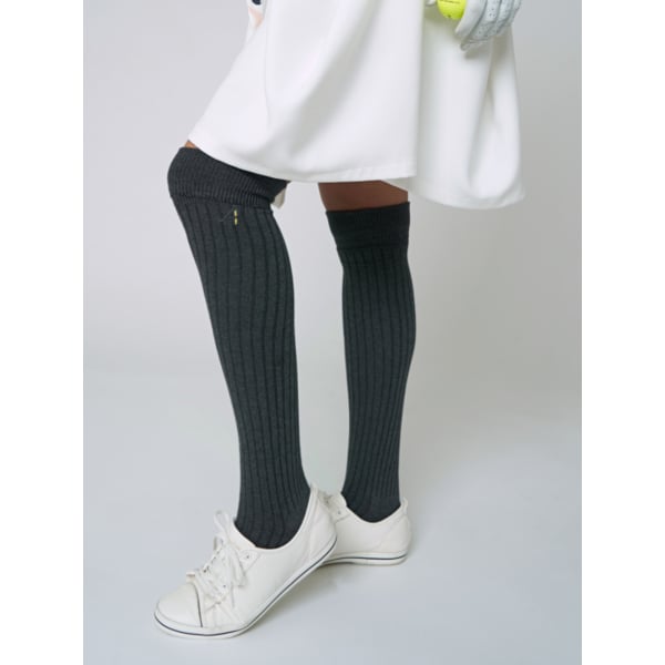 AW22AS02 오버 니삭스_멜란지 그레이