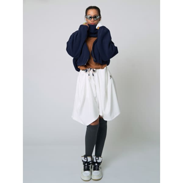 AW22AS02 오버 니삭스_멜란지 그레이