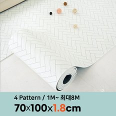 18T PVC 층간소음방지 롤매트 폭 70cm x 1m