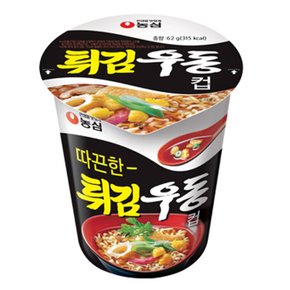 농심 튀김우동 소컵 62g 6컵 3박스