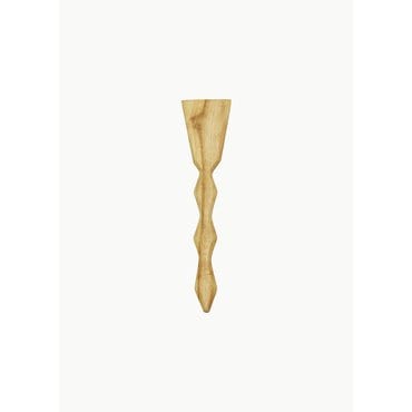 샵아모멘토 안칸 25PS Ipil Ipil Cooking Spatula / Zigzag, Wood