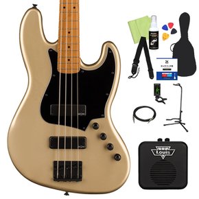 Squier by Fender Contemporary Active Jazz Bass HH SHG 베이스 초보자 12점 세트 [미니 앰프