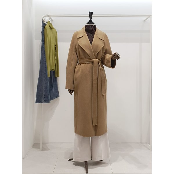 [파주점] 쥬크 주크 루즈핏 캐시울혼방 벨티드 코트 V254MSG972