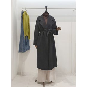 [파주점] 쥬크 주크 루즈핏 캐시울혼방 벨티드 코트 V254MSG972