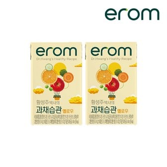  이롬 황성주 박사의 과채습관 옐로우 140ml x 24팩