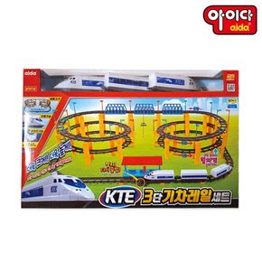 KTE 3단기차레일세트  /지하철 기차 철도놀이 레일