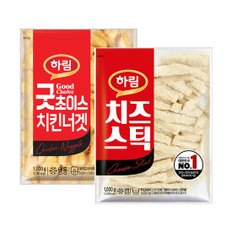 굿초이스치킨너겟 1kg+치즈스틱 1kg