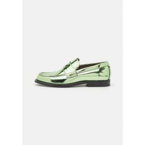 4645804 GCDS WIRDO MIRROR LOAFERS UNI - Slip-ons metallic green