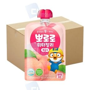 뽀로로 워터젤리 복숭아 120ml 40개 짜먹는 과일주스