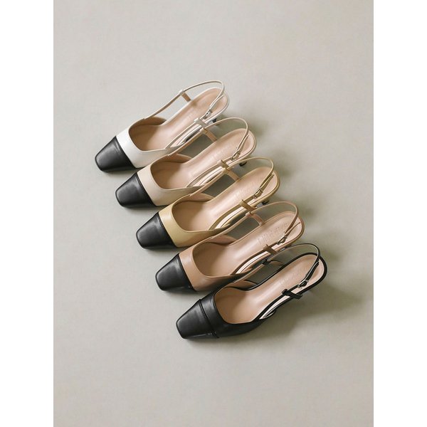 이로베 투톤 슬링백힐 (5cm)