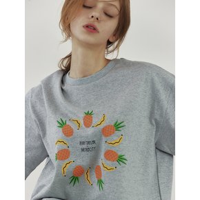 Fruit Graphic Pring T-shirt / M202CT0507G