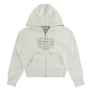 마리떼 W CLASSIC LOGO CROP HOODIE ZIPUP MFG44CHD104-LHG