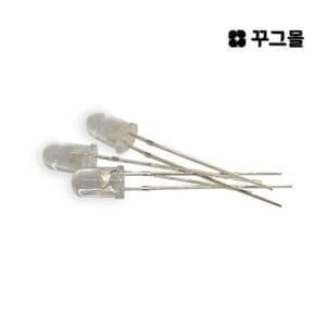 5파이 LED 초록(투명)  5mm